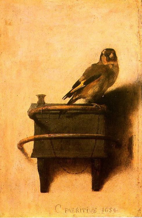 Carel Fabritus The Goldfinch oil painting image